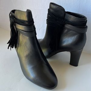 Lauren Ralph Lauren Belcia Black Dress Boots New 8.5